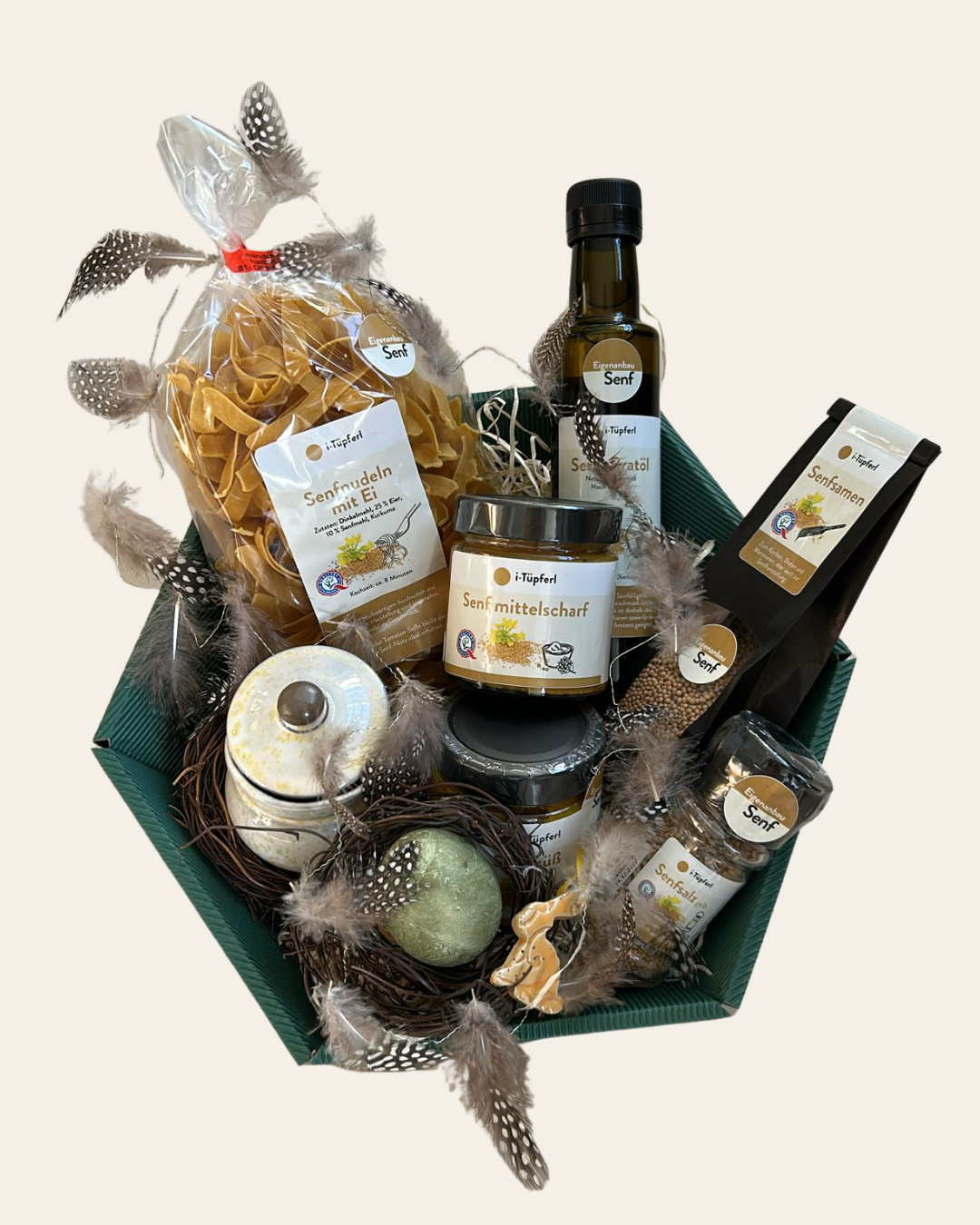 Senf- & Kreativprodukte Geschenkkorb Ostern groß