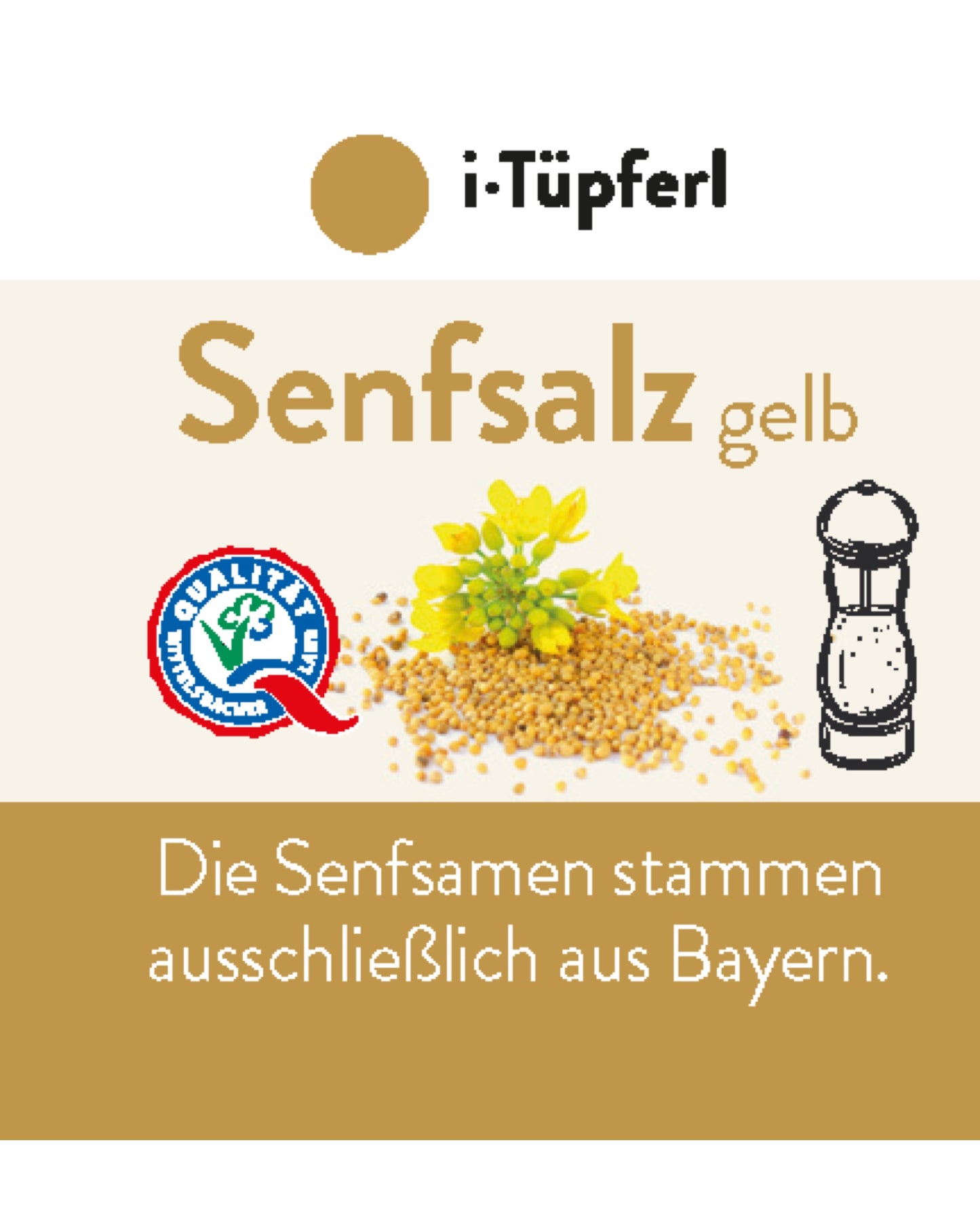 Senf-Salz-Mühle gelb