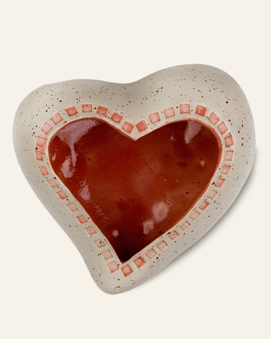 Tonherz zum Befüllen