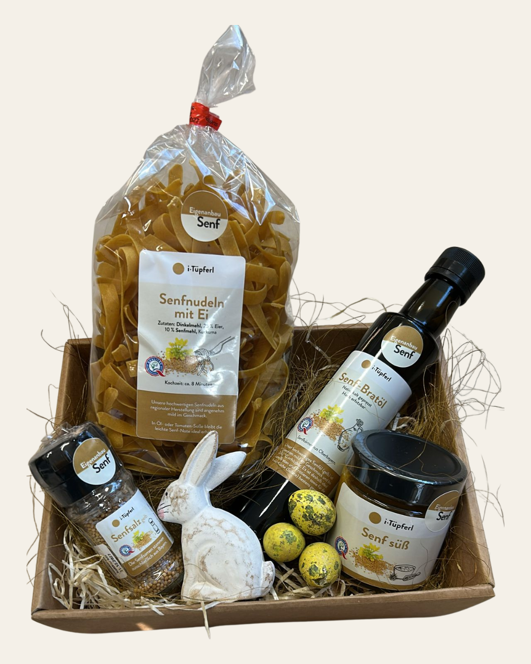 Senf- & Kreativprodukte Geschenkkorb Ostern klein