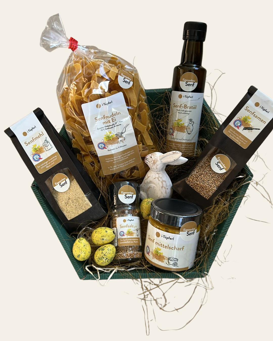 Senf- & Kreativprodukte Geschenkkorb Ostern mittel