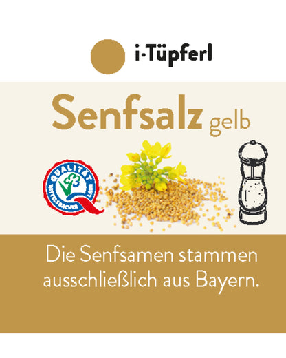 Senf-Salz-Mühle gelb